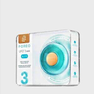 BRAND NEW Foreo UFO™ 3 Mini Facial Hydration Device + USB Charger + Stand + Mas.